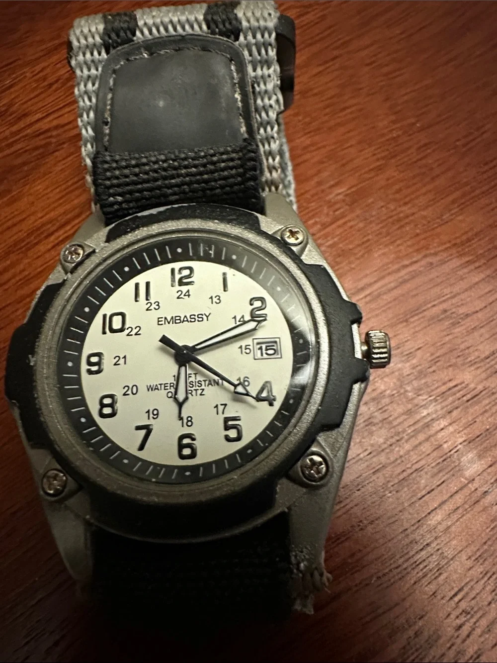 Embassy silver tone